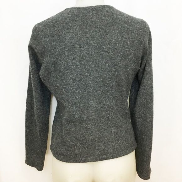 Lambswool Angora mix Cardigan Sweater - Picture 2 of 8